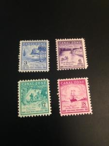 Canal Zone sc 142-145 mnh comp set