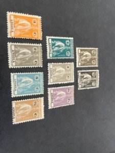 Angola sc 156-158,158E,F,G,I,J,M MHR perf 12x11.5