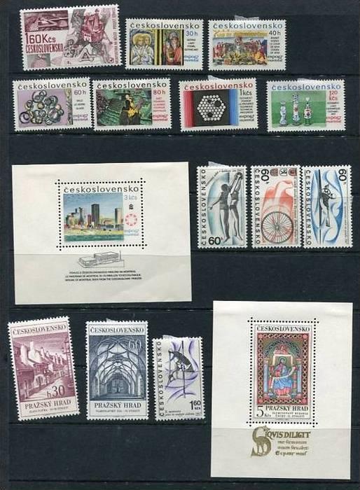 Czechoslovakia  1967 Accumulation Complete Sets MH Cv 84 Euro