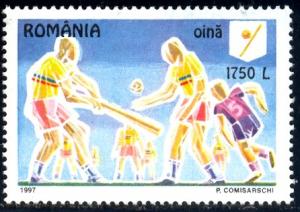 Baseball Players, Romania stamp SC#4178 MNH