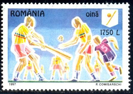 Baseball Players, Romania stamp SC#4178 MNH