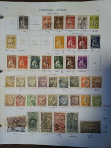 collection on pages Portugal 1924-36 CV $475