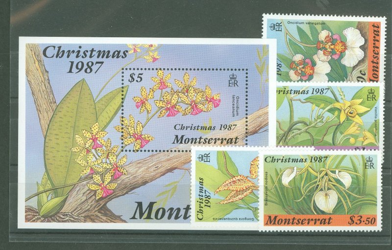 Montserrat #658-62  Single (Complete Set)