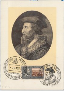 56826 -   ITALY -  POSTAL HISTORY - MAXIMUM CARD: 1955  MEDICI