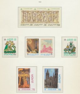 VATICAN - Scott 916, 931 & 932-935 - MNH - 1993