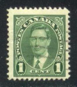 Canada # 231 King George VI, used