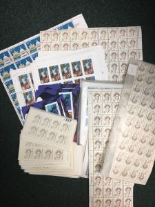 50 Cent -99 Cent  Stamps $500 Mint Face Value blocks Strips Sheet Format