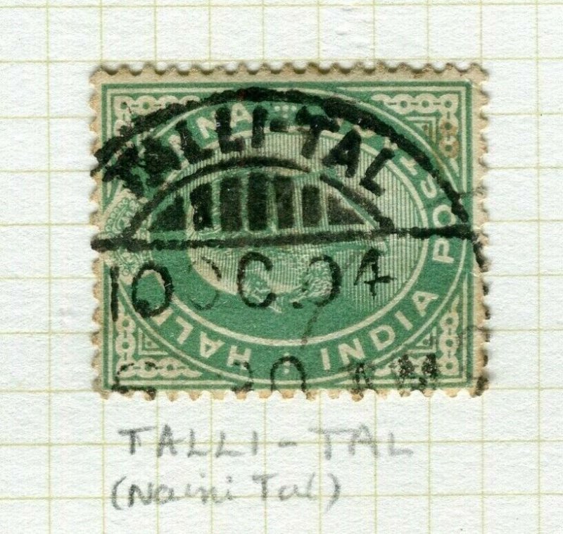 INDIA; POSTMARK fine used cancel on Ed VII issue, Talli Tal