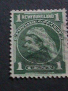 ​NEWFOUNDLAND 1897-SC#61 125 YEARS OLD-QUEEN VICTORIA-USED STAMP VERY FINE