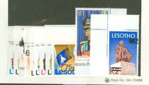 Lesotho #302-12 Mint (NH) Single (Complete Set)