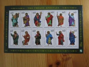 VEGAS - 1997 Marshall Islands Christianity Full Sheet - Scott 625 - MNH - (CT4)