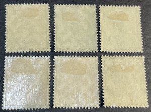 GERMANY # 436-441--MINT/HINGED--COMPLETE SET--1934