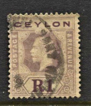 STAMP STATION PERTH Ceylon #210 KGV Definitive Used- CV$5.00