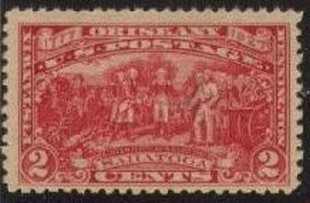 US Stamp #644 Mint - Burgoyne Campaign Issue Single