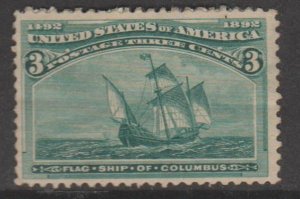 U.S. Scott #232 Columbian Stamp - Mint Single