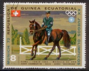 Equatorial Guinea 1972 Munich Olympics Horse Riding Used