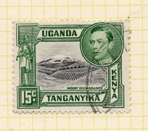 Kenya Uganda Tanganyika 1938 Early Issue Fine Used 15c. NW-157048