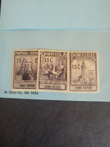 Stamps Cape Verde RA1-3 hinged