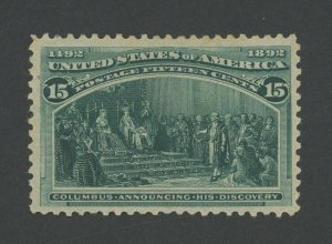 USA 238 - 15 cent Columbian - F/VF Unused no gum
