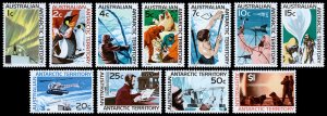 Australian Antarctic Territory Scott L8-L18 (1966-68) Mint NH VF Complete Set C