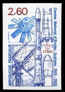 France, 1950-Present #1835 (YT 2213) Cat€40, 1982 National Space Studies, i...