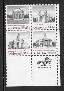 #1779-82 MNH Zip Block LR