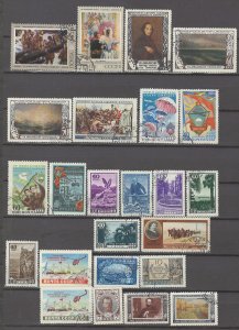 COLLECTION LOT # 4207 RUSSIA 28 STAMPS + 2 SS + 2 BLOCKS OF 4 1909+ CV+$20