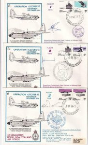 1976, New Zealand: Ross Dependency: Operation Ice Cube 12, #1-#6 (46059)