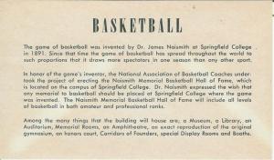 Basketball Hall of Fame 1961 FDC Signed Bud Foster Wisconsin Univ. Oshkosh Stars