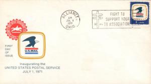 #1396 OH, Alliance 7-1-71 USPS FDC