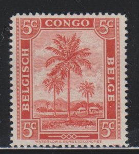 Belgium Congo,  5c Oil Palms (SC# 187) MNH