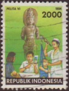 Indonesia 1994 Sc#1572 SG#2129 2000rp Medical Care Children