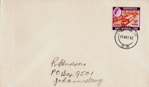 Rhodesia & Nyasaland - 1959 9d FDC SG 24a