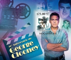 Mozambique 2011 MNH - George Clooney - Cinema. Scott: 2239