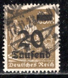 Germany Reich Scott # 245, used, exp h/s