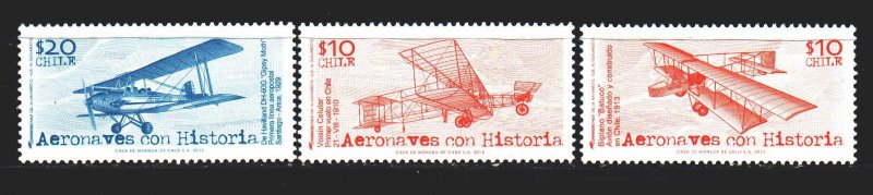 Chile. 2013. 2464-67 from the series. Aircraft, Aviation. MNH.