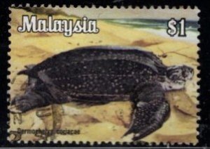 Malaysia - #179 Leatherback Turtle - Used