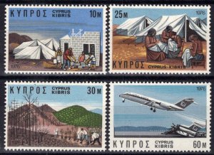 ZAYIX Cyprus 448-451 MNH Economy Industry Planes 083022S178