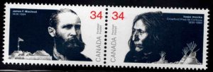 Canada Scott 1108-1109a MNH** stamp pair