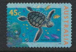 Australia SG 1563a  Used - Turtle - self adhesive