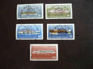 Stamps - Germany - Berlin - Scott# 9N354-9N358 - CTO Used Set of 5 Stamps