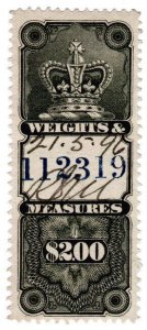 (I.B) Canada Revenue : Weights & Measures $2