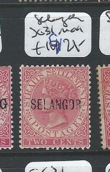 MALAYA SELANGOR (P0510B) 2C QV  SG31    MOG