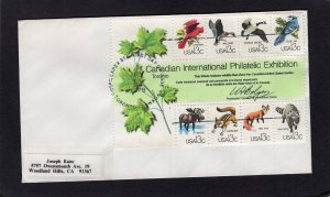 1757 CAPEX, FDC blk/8 no cachet addressed