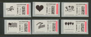 CVP86 Computer Vended Postage Complete Set of 6 Images Forever Stamps BX5071
