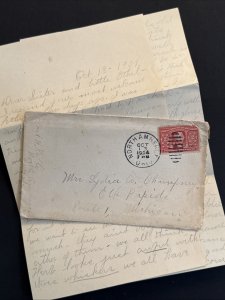 1904 North Amherst, Ohio DPO with Enclosed Letter to Elk Rapids