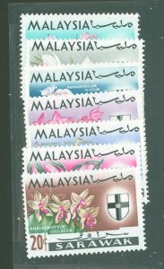 Sarawak #228-34 Mint (NH) Single (Complete Set)