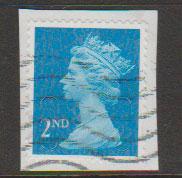 GB QE II Machin SG U2963 - 2nd brt blue -  M13L - Source  T 