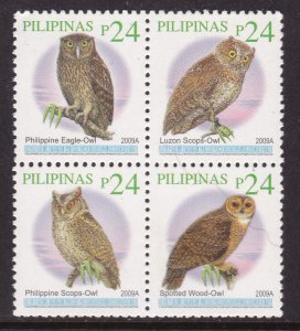 Philippines, Fauna, Birds, Owls MNH / 2010