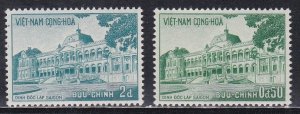 Vietnam # 103-104, Palace of Independence, Mint NH, 1/3 Cat.